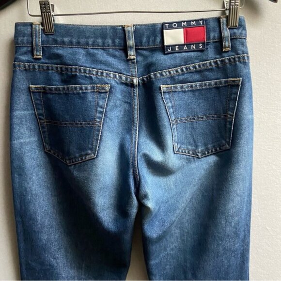 Vintage Tommy Hilfiger Y2K straight leg denim jeans Sz 29 - Picture 6 of 11